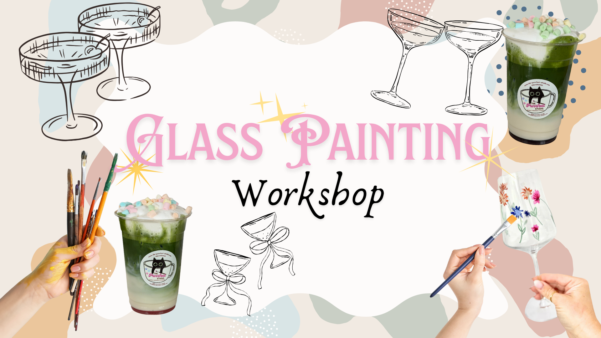 🍸🖌️✨ Glass Painting ✨🖌️🍸 bei Capablz