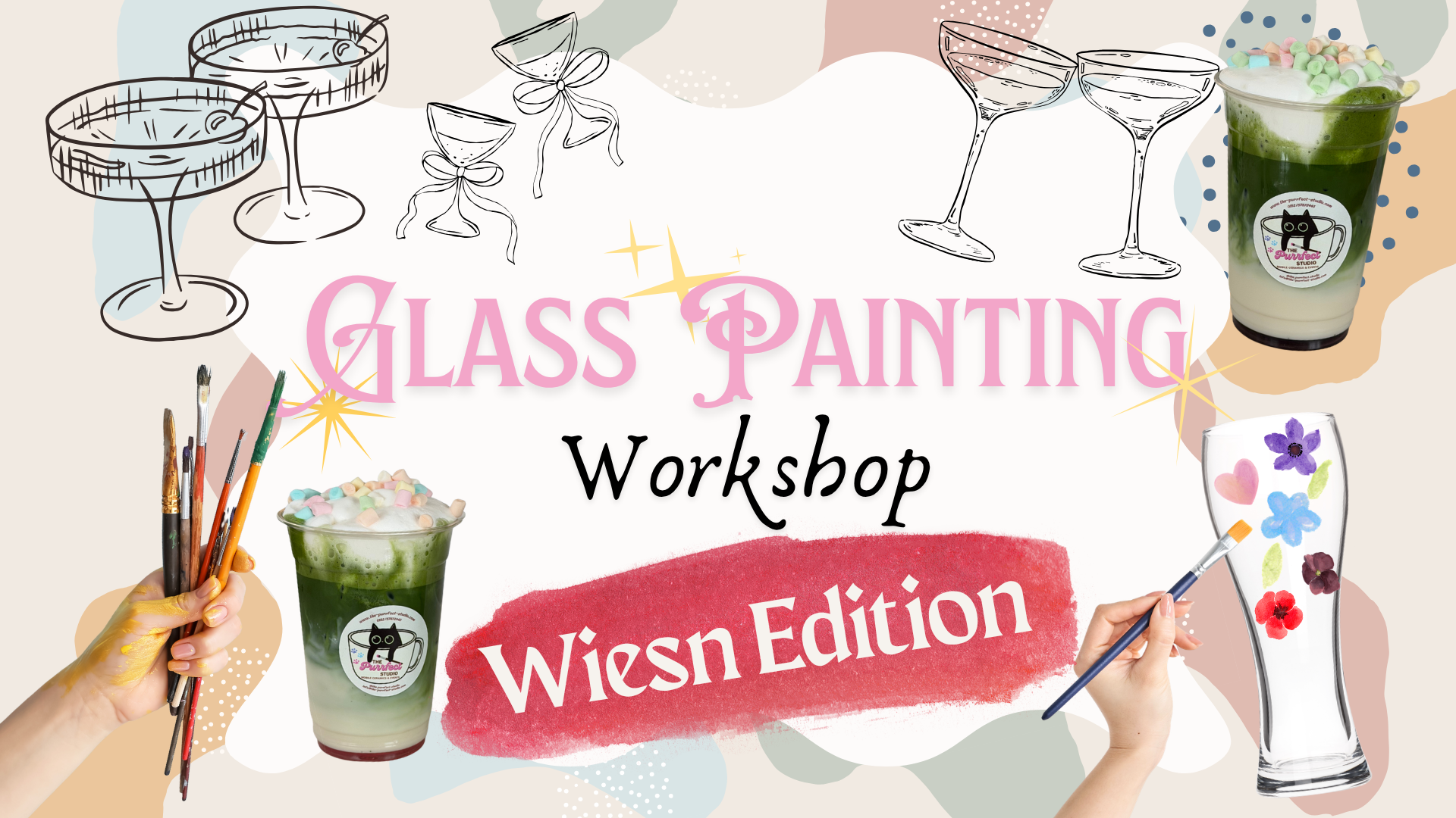 🖌️🍺🥨 Glass Painting Wiesn Edition 🥨🍺🖌️ bei Capablz